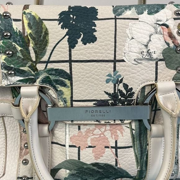 Fiorelli Botanical Print White Bag