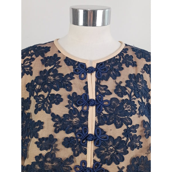 OSCAR DE LA RENTE RARE VINTAGE LACE OPERA JACKET