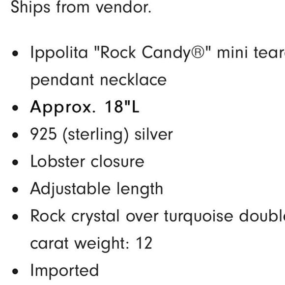 Ippolita Sterling Turquoise Oval Necklace