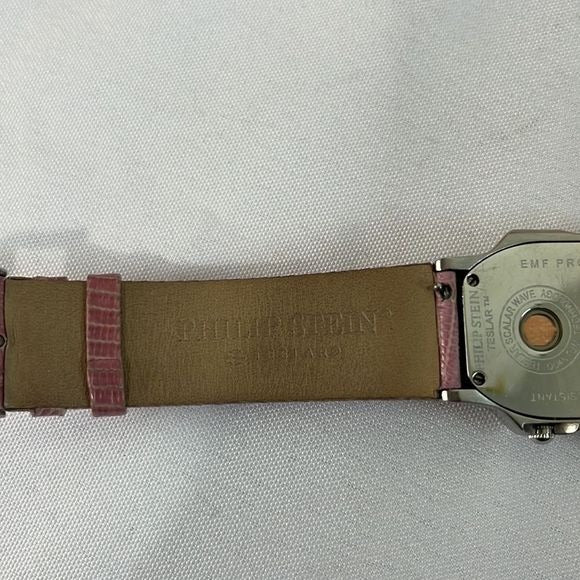 Philip Stein Oval with Diamonds Double Dial Watch