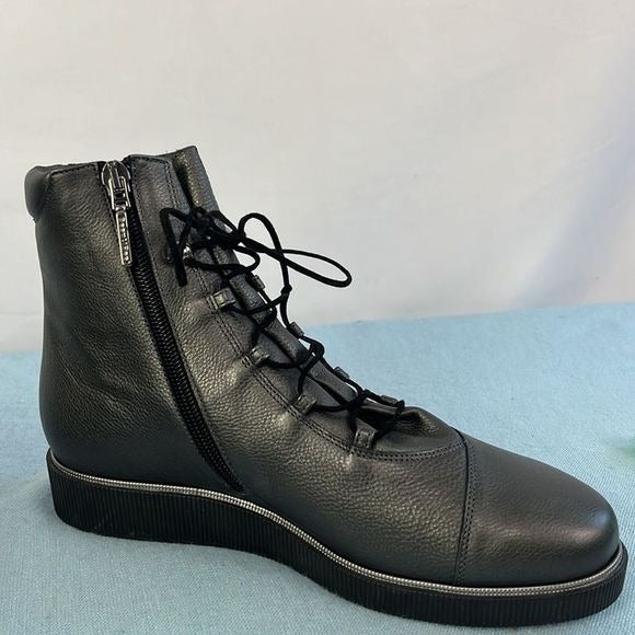 Beautifeel Low Wedge Pewter Booties