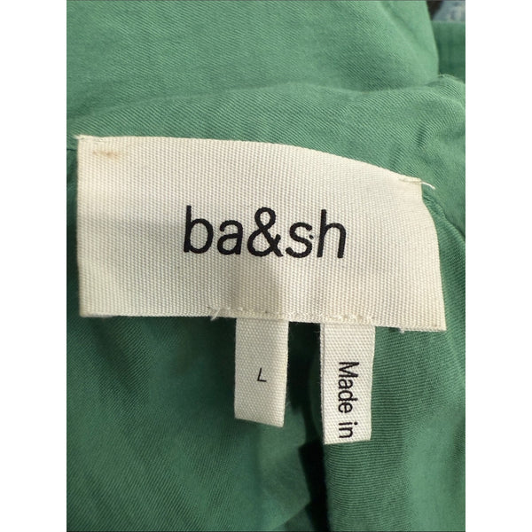 BA&SH GREEN TUNIC TOP