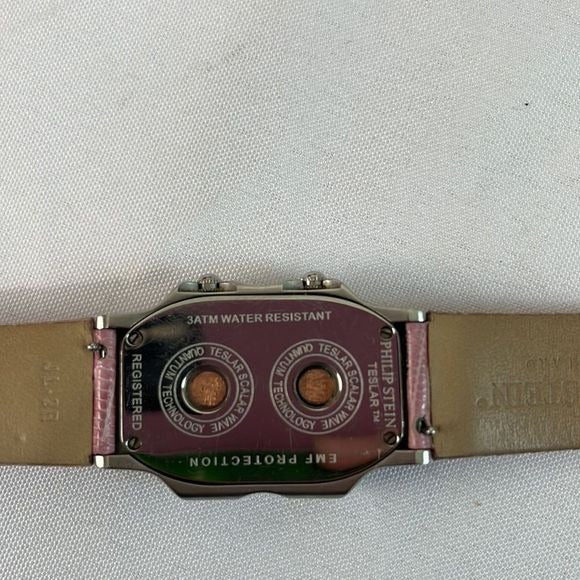 Philip Stein Oval with Diamonds Double Dial Watch