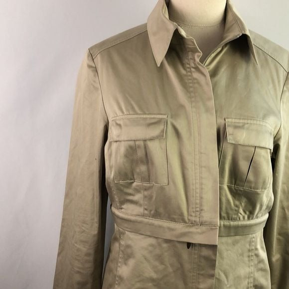 Ann Fontaine Tan Convertible Jacket