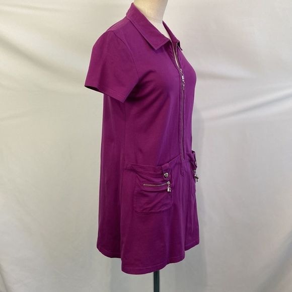 Christian Dior Purple Zip with Charms Dress