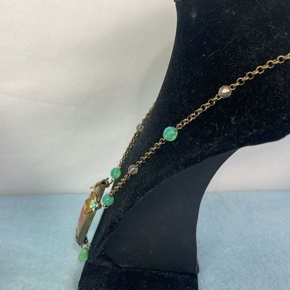 M Negrin Floral Pendant Large Necklace