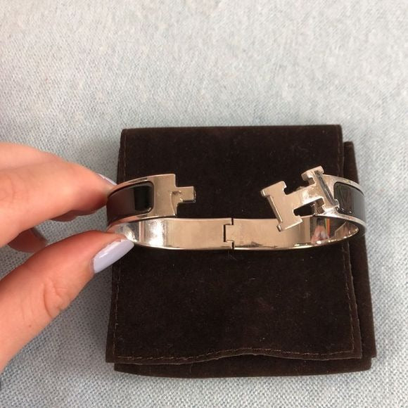 HERMES Clic-clac Thin PM Bangle with Box