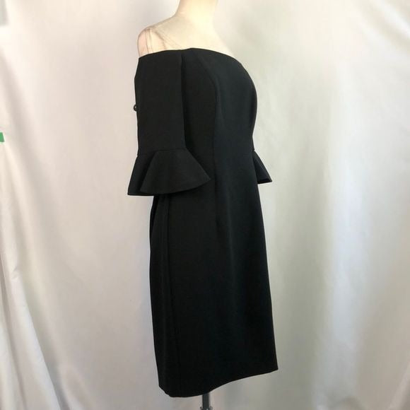 NWT Black Halo Black Off Shoulder Dress