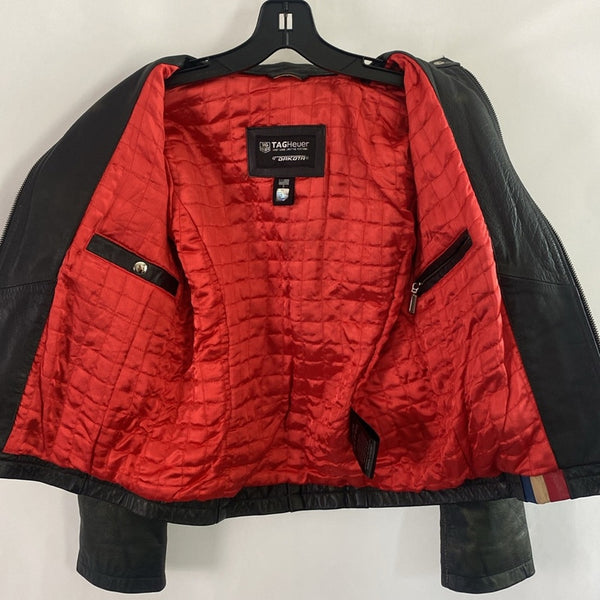 Tag Hauer Black Leather Steve McQueen Jacket