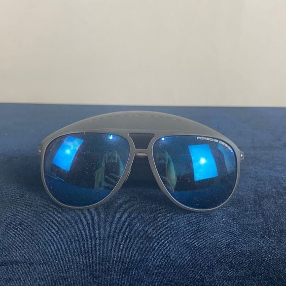 Porsche Blue Aviator Sunglasses
