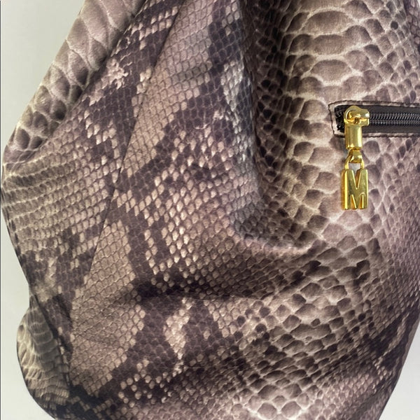 Moschino fabric  snake sling bag