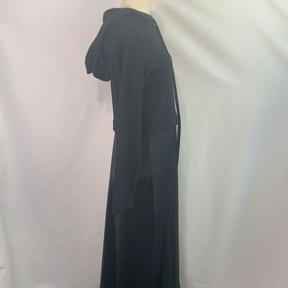 Alysi NWT Black Maxi Dress with Hood