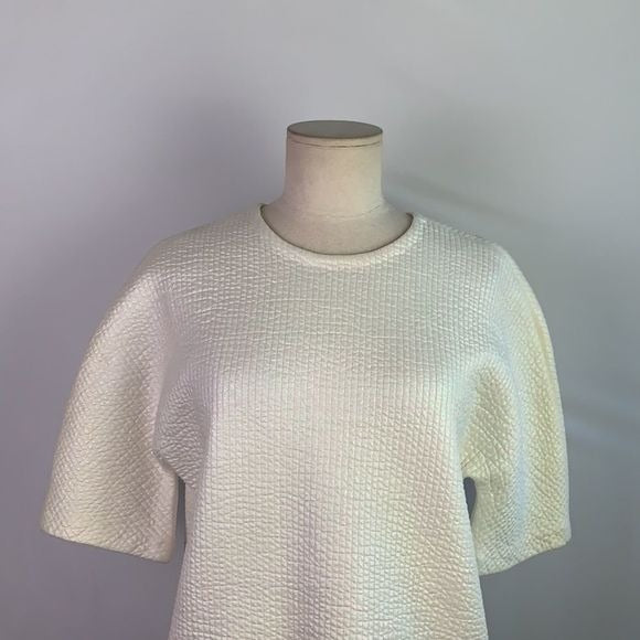 NWT Nanushka textured pearlized top