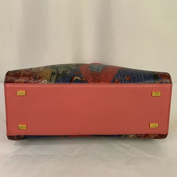 ICON Painted Leather Geisha Lady Bag