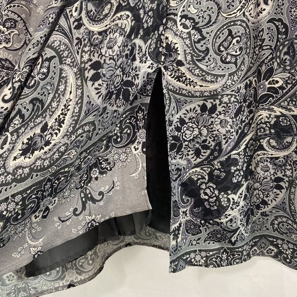 Lafayette 148 NWT Gray Print Skirt