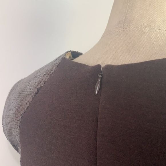 Twenty Cluny brown sequin knit dress