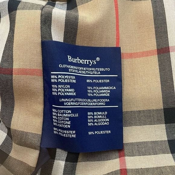 Burberry Men’s Long Plaid Lined Coat
