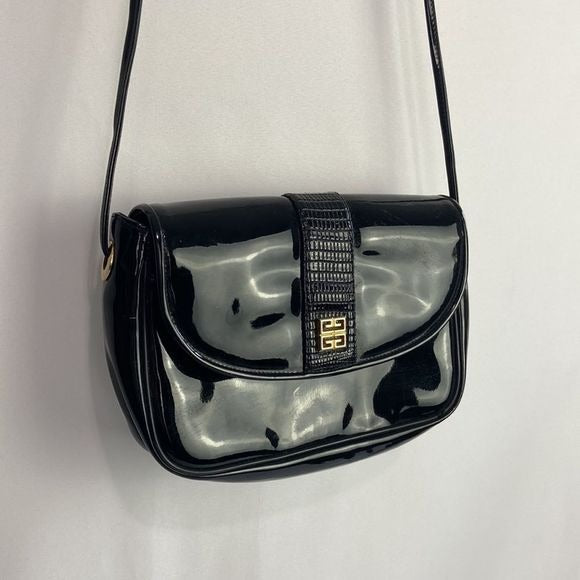 Givenchy Vintage Black Patent Bag