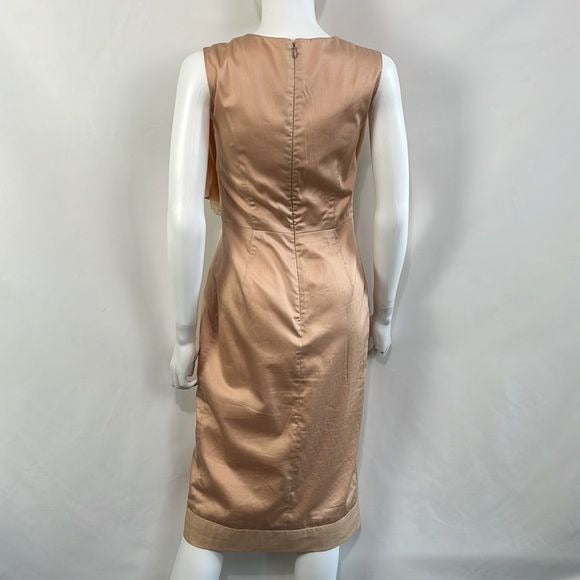 Margareth & Moi Pink Pleated with Chiffon Dress