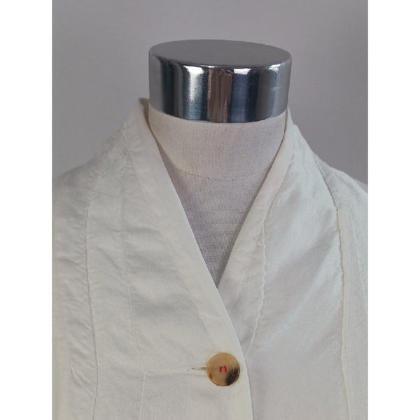 HANNAH WESSEL WHITE BLAZER JACKET