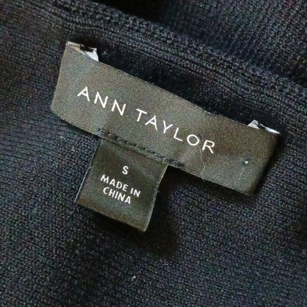 Ann Taylor Black Ruffle Strapless Top/Skirt Set