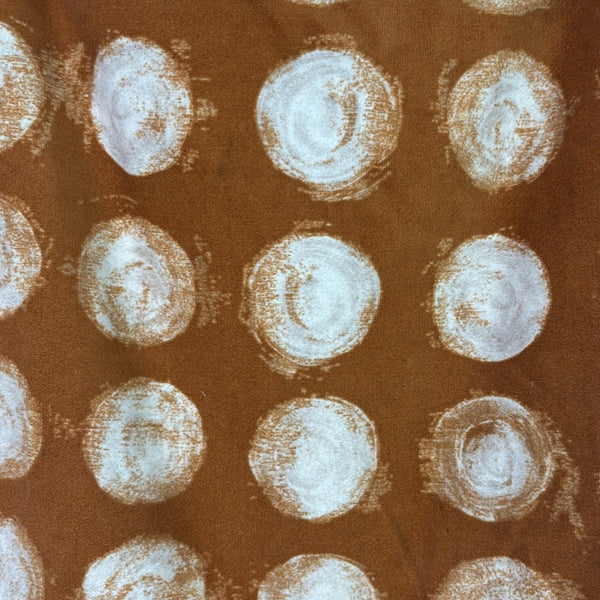 Maeve Tan Circle Print Skirt