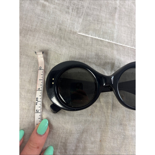VINTAGE RACY BLACK 60S AMERICAN SUNGLASSES