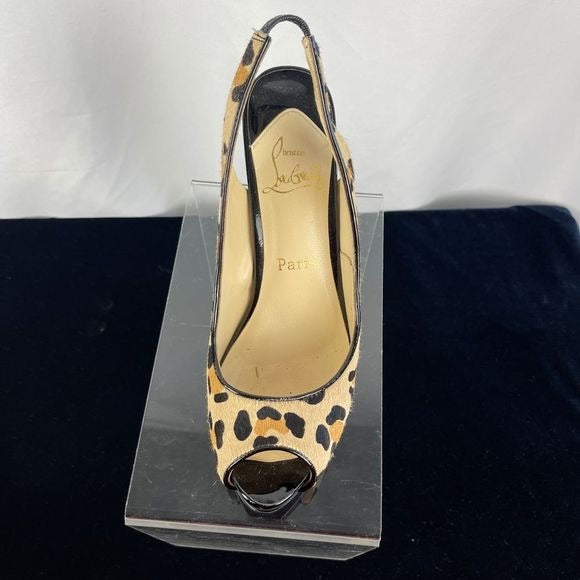 Christian Loubuotin animal pony platform stilettos