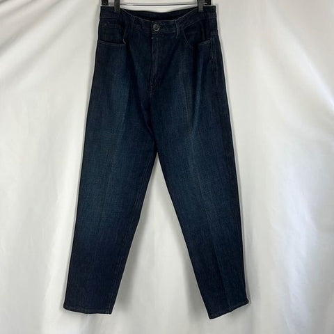 St John Dark Denim Straight Leg Jeans