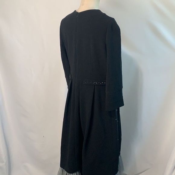 Stogova Black Dress with Crystal Detail/Tulle Bottom