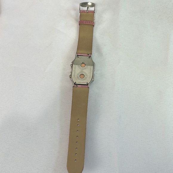Philip Stein Oval with Diamonds Double Dial Watch