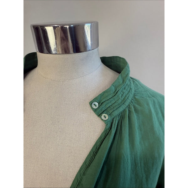 BA&SH GREEN TUNIC TOP