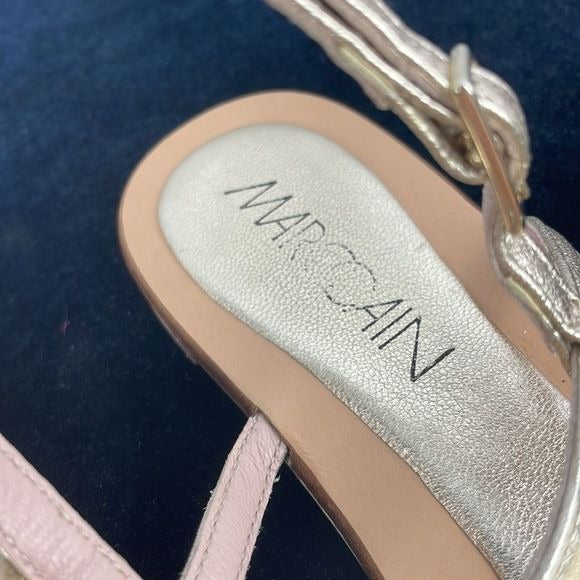 Marc Cain Gold with Cat Detail Flats