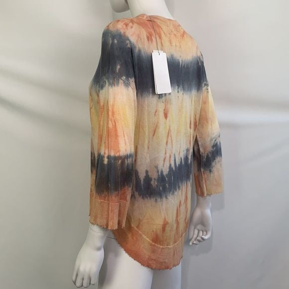 Zadig & Voltaire NWT tie dye raw edge sweater