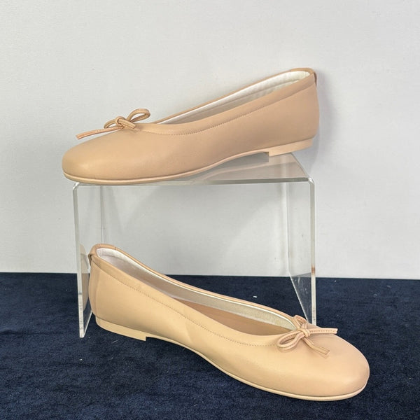 New Von Holzhausen Cream Ballet Flats