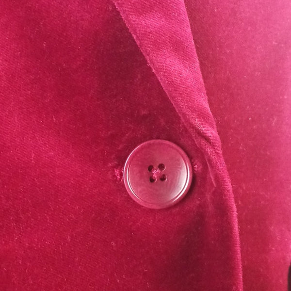 Elie Tahari Nwt Wine Velvet Blazer