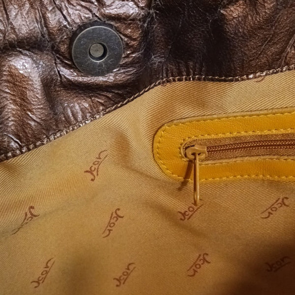 Icon Klimt W Bronze Patent Leather Tote Bag.