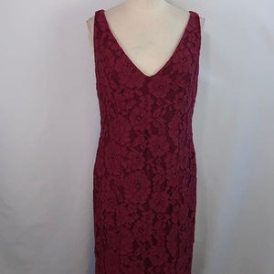 Ralph Lauren Wine Lace Gown