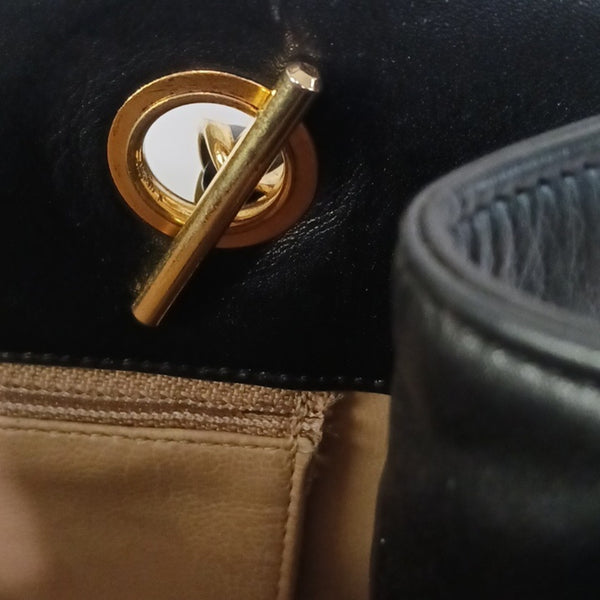 Chanel Large Tote Black with Chain Strap.
