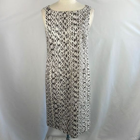 Max Mara Snake Print Sheath Dress