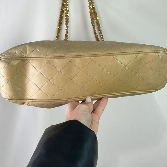 Chanel Large Cream Tote As Is