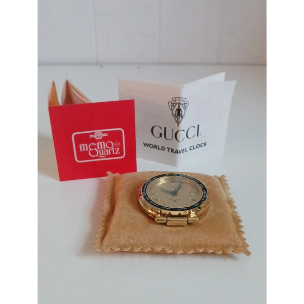 GUCCI New in Box TRAVEL POCKET ALARM WATCH