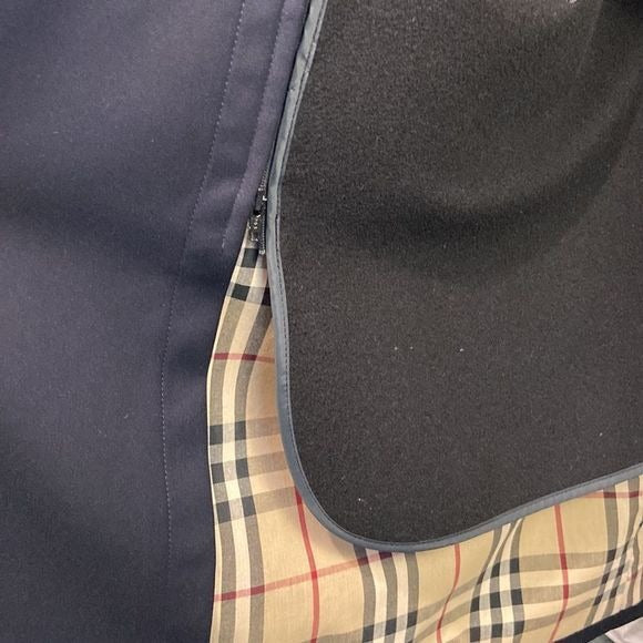 Burberry Men’s Blue Lined Trench Coat