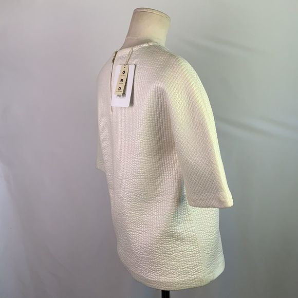 NWT Nanushka textured pearlized top