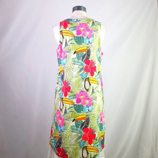 Tommy Bahama Multi Jungle Print Dress.