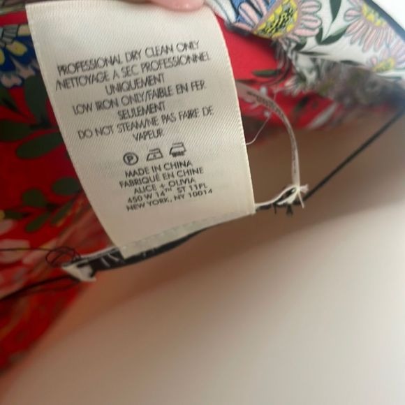 Alice + Olivia Multi Print Silk Reversible Jacket
