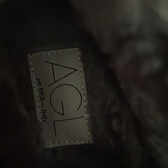 AGL Tan Suede Fur Lined Boots