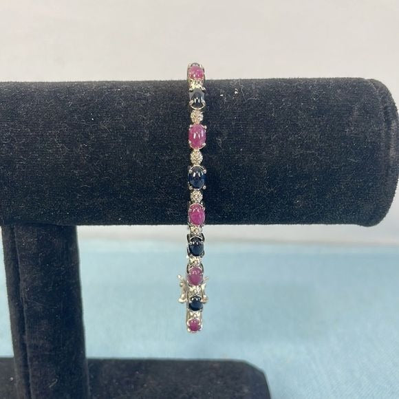 14kt Black and Purple Stone Bracelet