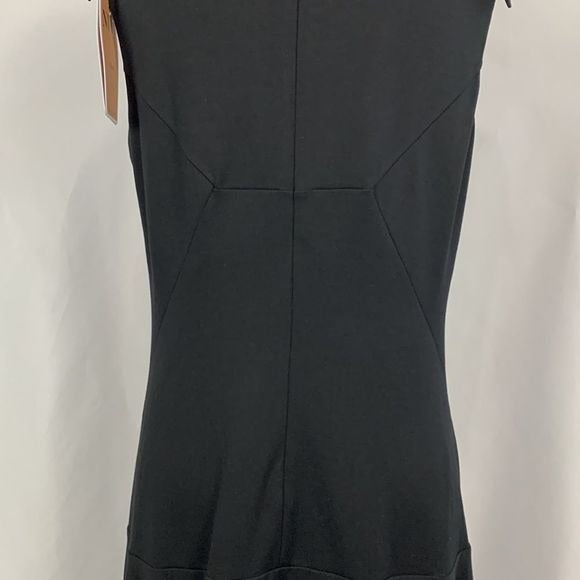 Nue by Shani NWT Black Dress With Studded Shoulders
