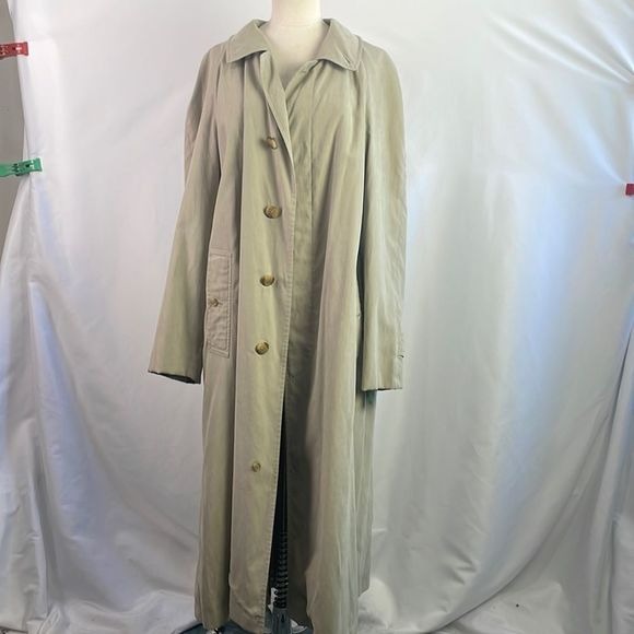 Burberry Men’s Long Plaid Lined Coat